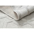 Miniatyrbild 4 av 5: Matta SANTO SISAL 58385 Ruta, geometrisk beige, 140x190 cm