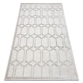 Miniatyrbild 1 av 5: Matta SANTO SISAL 58385 Ruta, geometrisk beige, 140x190 cm