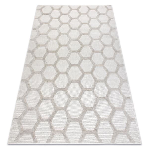 Matta SANTO SISAL 58391 vaxkaka beige, 140x190 cm
