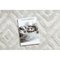 Miniatyrbild 2 av 5: Matta SANTO SISAL 58381 Ruter, sicksack beige, 180x270 cm