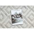 Miniatyrbild 3 av 5: Matta SANTO SISAL 58365A Ruter, beige, 200x290 cm