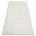 Miniatyrbild 1 av 5: Matta SANTO SISAL 58365A Ruter, beige, 200x290 cm