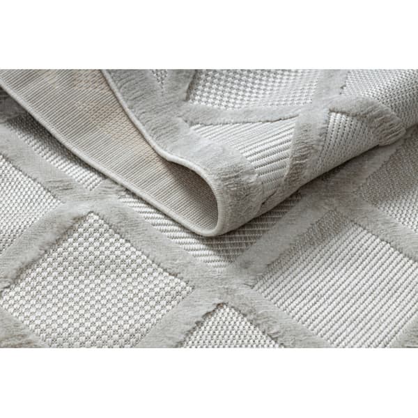 Matta SANTO SISAL 58365B gitter beige, 120x170 cm