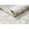 Miniatyrbild 4 av 5: Matta SANTO SISAL 58500 Triangles, geometrisk beige, 180x270 cm