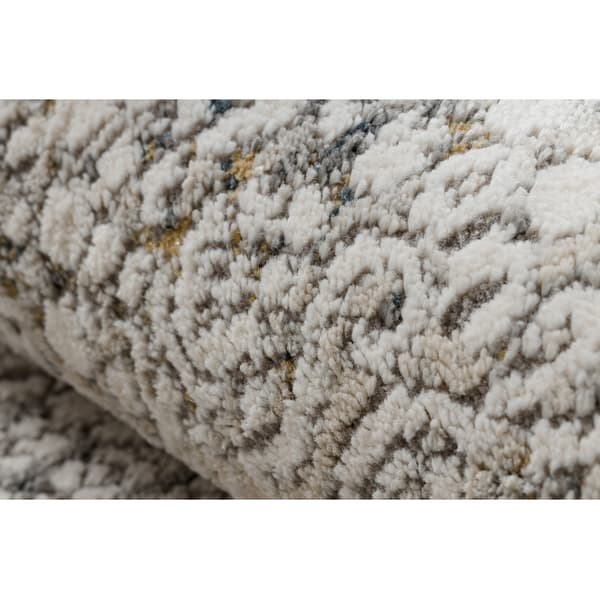Matto moderni TULS 51327 Vintage, ornamentti väri norsunluu / kerma, 80x150 cm