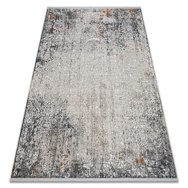 Tæppe moderne TULS 51327 Vintage, ornament vasket elfenben / creme, 120x170 cm
