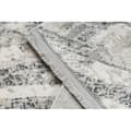 Miniatyrbild 3 av 5: Modern Matta TULS strukturell, fringe 51328 vintage, abstraktion elfenben / grå , 280x370 cm