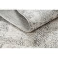 Miniatyrbild 4 av 5: Modern Matta TULS strukturell, fringe 51324 vintage, Ram elfenben / grå , 160x220 cm