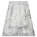 Miniatyrbild 1 av 5: Modern Matta TULS strukturell, fringe 51324 vintage, Ram elfenben / grå , 160x220 cm