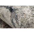 Miniatyrbild 4 av 5: Modern Matta TULS strukturell, fringe 51320 Marmor ivory / blå, 160x220 cm