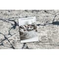 Miniatyrbild 2 av 5: Modern Matta TULS strukturell, fringe 51320 Marmor ivory / blå, 280x370 cm