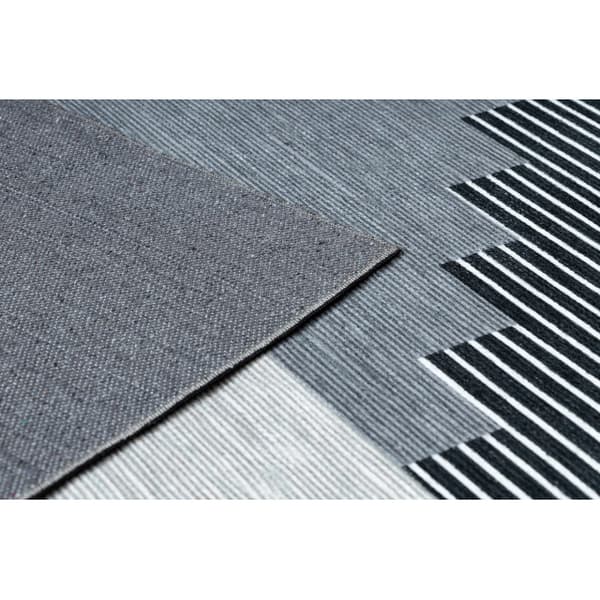ANTIKA antik 126 tek, modernt geometric tvättbar - beige / grå , 120x170 cm