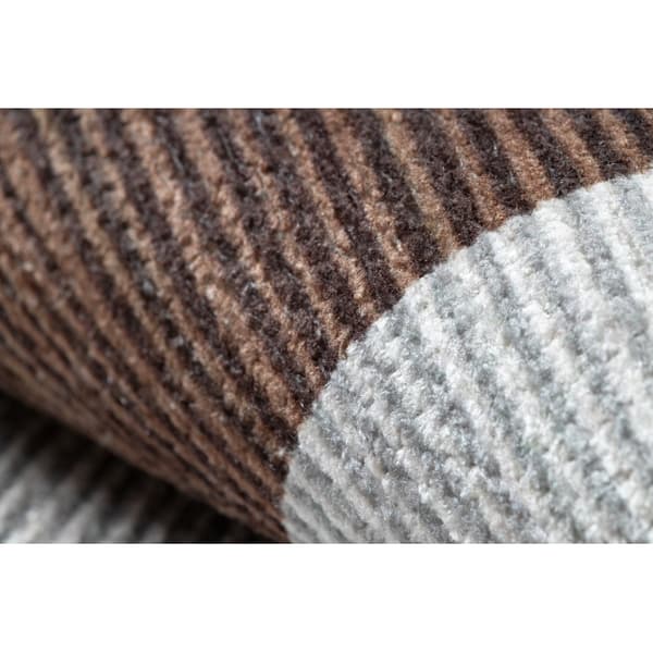 ANTIKA antik 126 tek, modernt geometric tvättbar - beige / grå , 120x170 cm