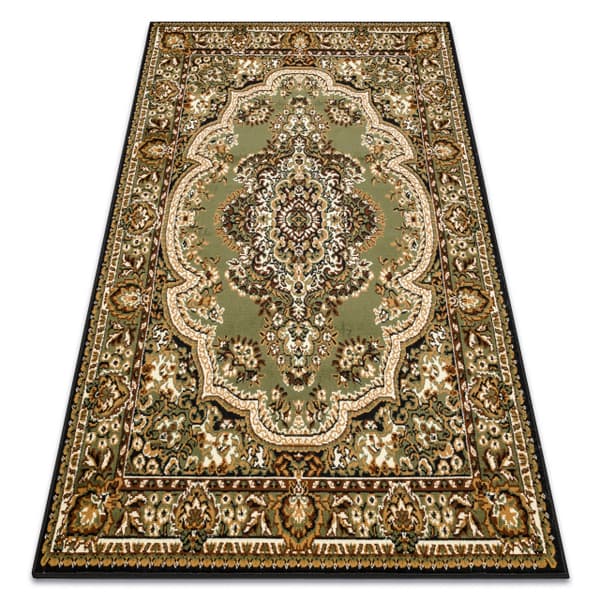 Tæppe BCF Morad WIOSNA Klassisk ornament - grøn, 240x340 cm