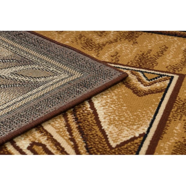 Matta BCF Morad OPAL frame, klassisk - old guld, 300x400 cm