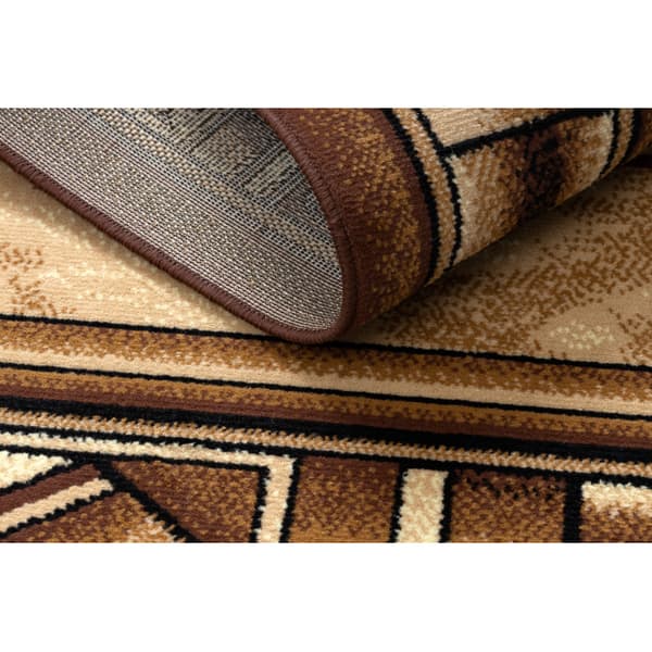 Matto BCF Morad OPAL kehys, klassinen - beige, 120x170 cm