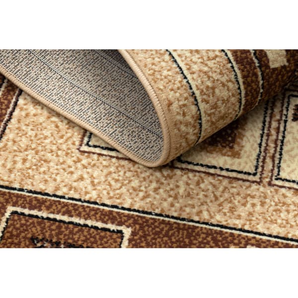 Matta BCF Morad DZETA geometric, klassisk - beige, 160x220 cm