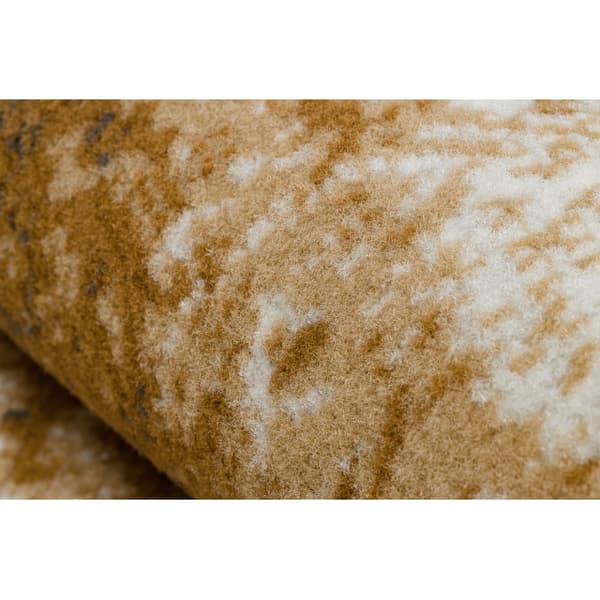 Matta BCF Morad MARMUR marble - beige / grått guld, 120x170 cm