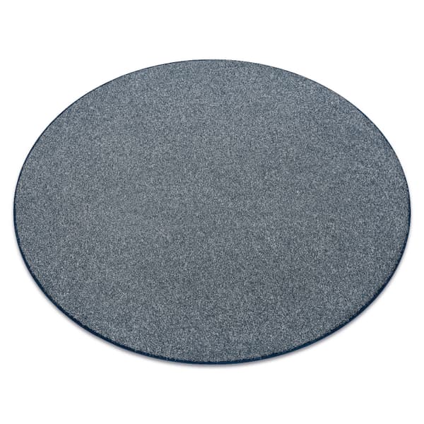 Matta, runda EXCELLENCE blå 897 vanlig, platt, MELANGE, cirkel 100 cm