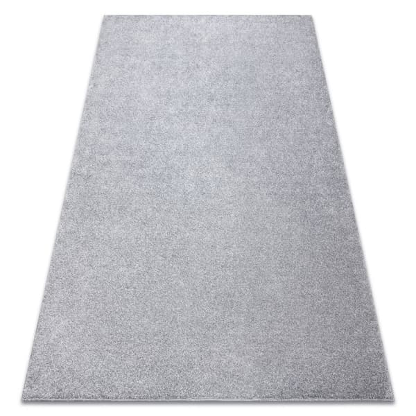 Matta vägg till vägg SAN MIGUEL silver 92 vanlig, platt, en färg, 150x200 cm