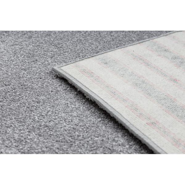 Matta vägg till vägg SAN MIGUEL silver 92 vanlig, platt, en färg, 200x500 cm