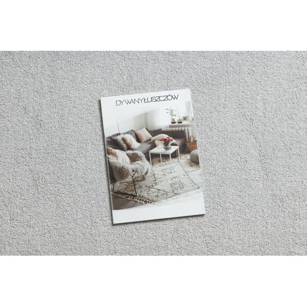 TÆPPER hjul CASHMERE sølv 152 glat, cirkel 133 cm
