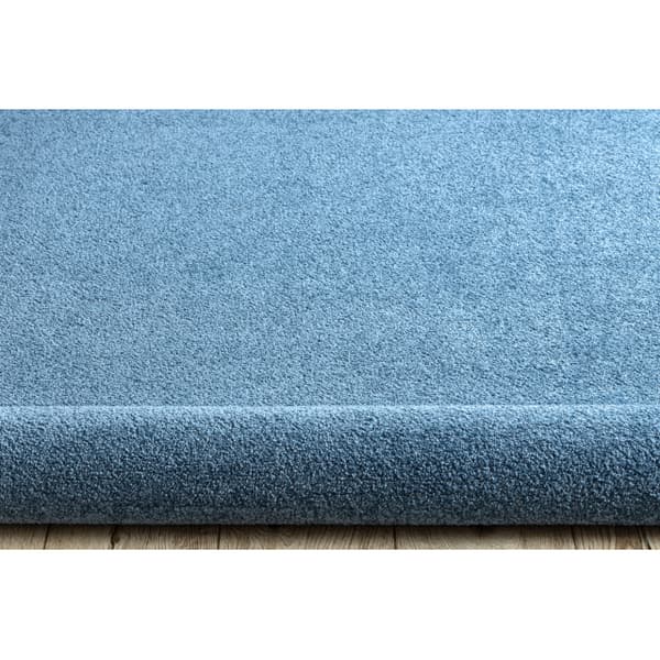 Löpare SANTA FE blå 74 vanlig, platt, en färg, 50x370 cm
