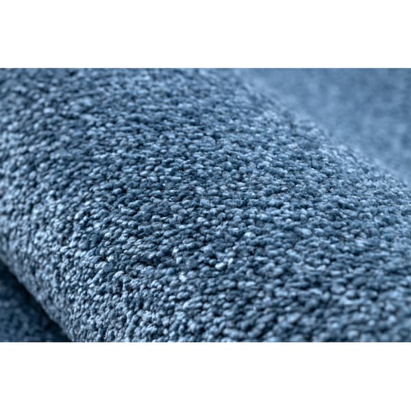 Fortovet SANTA FE blå 74 glat, forenet, enfarvet, 100x330 cm