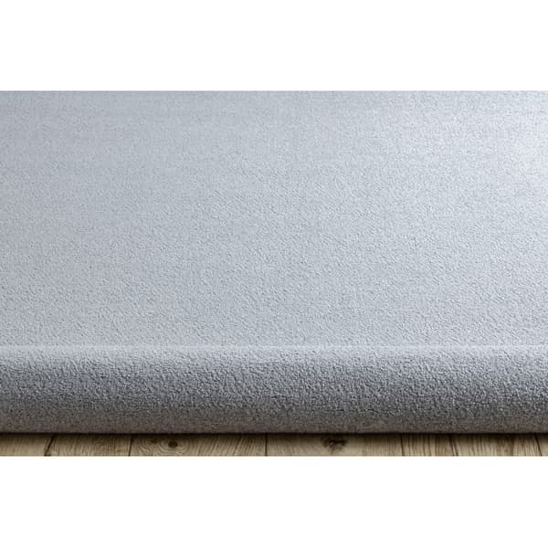 Fortovet SANTA FE sølv 92 glat, forenet, enfarvet, 150x470 cm