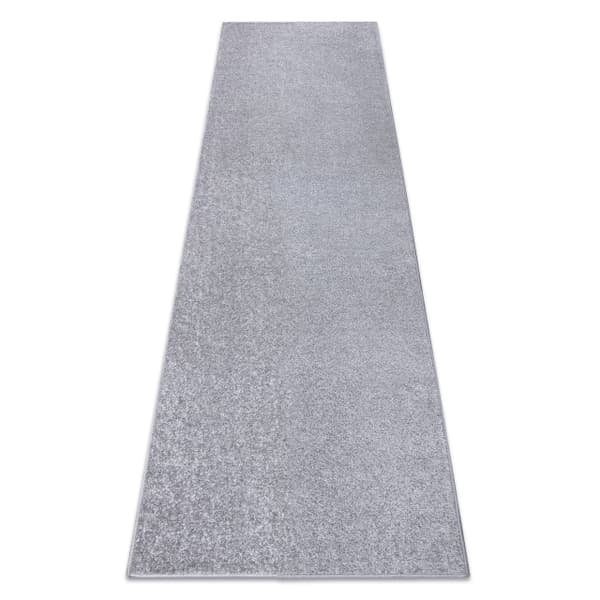 Fortovet SANTA FE sølv 92 glat, forenet, enfarvet, 150x470 cm