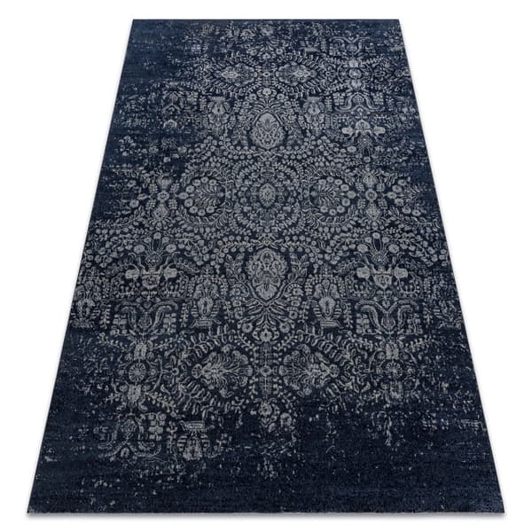 Gulvtæppe JADE 45008/500 Ornament mørkeblå / beige OSTA, 160x230 cm