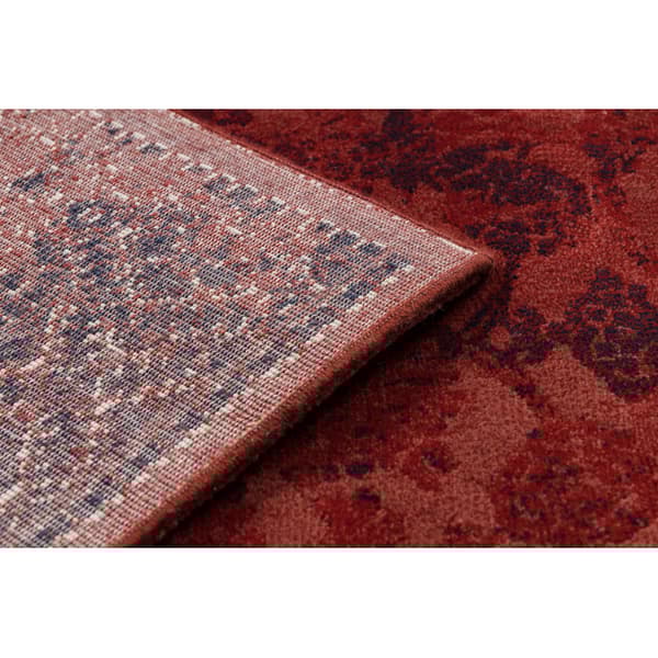 Gulvtæppe JADE 45005/300 Ornament rød / mørkeblå OSTA, 200x300 cm
