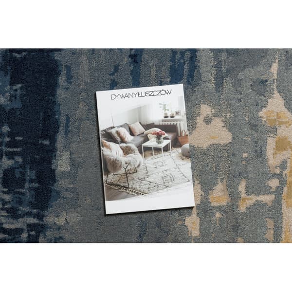Matta Ull JADE 45019/900 Vintage blå / beige OSTA, 200x300 cm