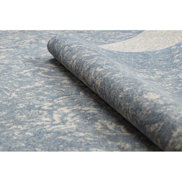 Gulvtæppe JADE 45015/900 Ornament blå / beige OSTA, 140x200 cm