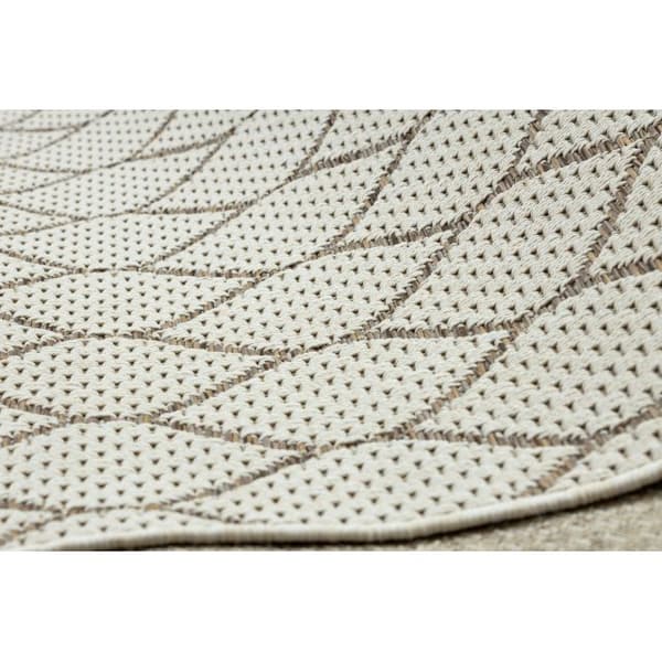 Sisaltæppe SISAL BOHO 46211061 kløver gitter beige, 120x170 cm