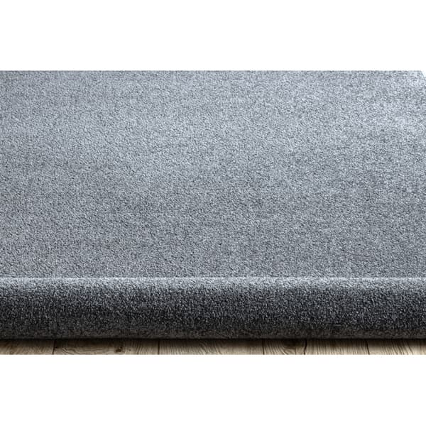 Löpare SANTA FE grå 97 vanlig, platt, en färg, 150x370 cm