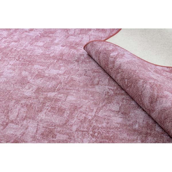 Löpare SOLID rodna rosa 60 CONCRETE , 80x400 cm