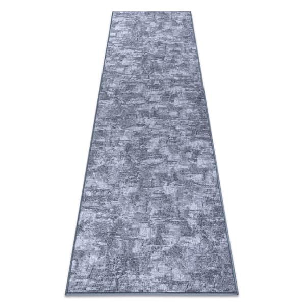 Löpare SOLID grå 90 CONCRETE , 120x370 cm