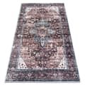 Pikkukuva 1 / 5: ANDRE 1826 matto Ornamentti, vuosikerta liukumaton - ruskea / sininen , 80x150 cm