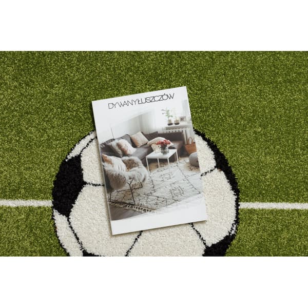 Tæppe MUNDIAL Fodboldbane, fodbold - grøn, 200x300 cm