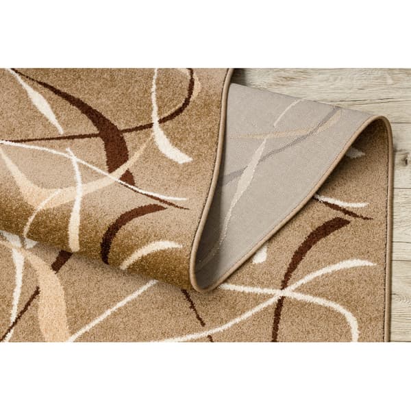 Fortovet KARMEL FRYZ - CHOCO valnød 90 cm, 90x720 cm