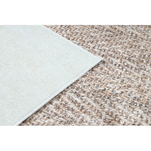 ANDRE 1577 vasketæppe Chevron, sildebens anti-skrid - beige, 120x170 cm