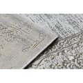 Miniatyrbild 3 av 5: Matta LIRA E1468 Rosett, strukturell, modern, glamor - grå / guld, 160x220 cm