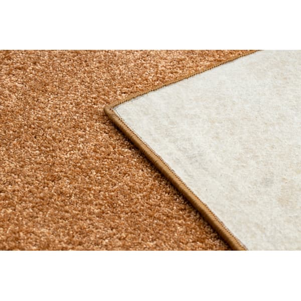TÆPPER - FOREDRAG SANTA FE guld 80 glat, forenet, enfarvet, 100x400 cm