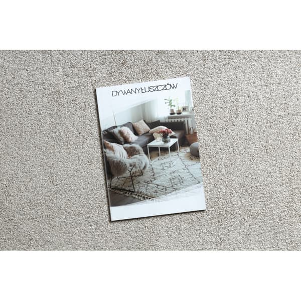 TÆPPER - FOREDRAG SANTA FE beige 33 glat, forenet, enfarvet, 200x200 cm