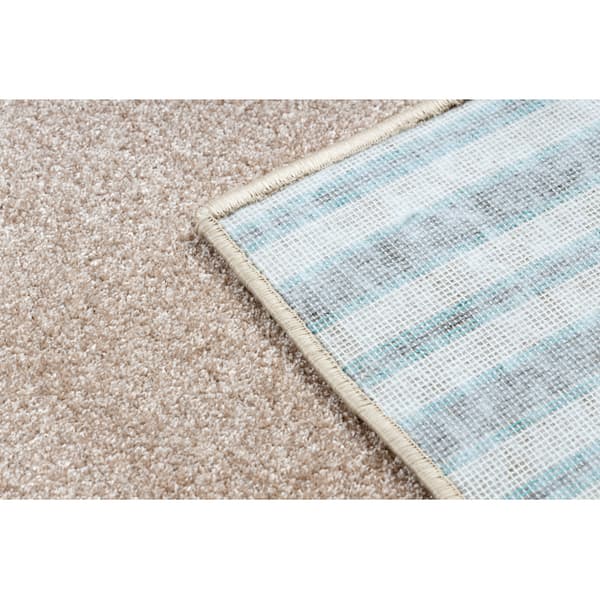 TÆPPER - FOREDRAG INDUS beige 34 glat, mélange, 150x350 cm