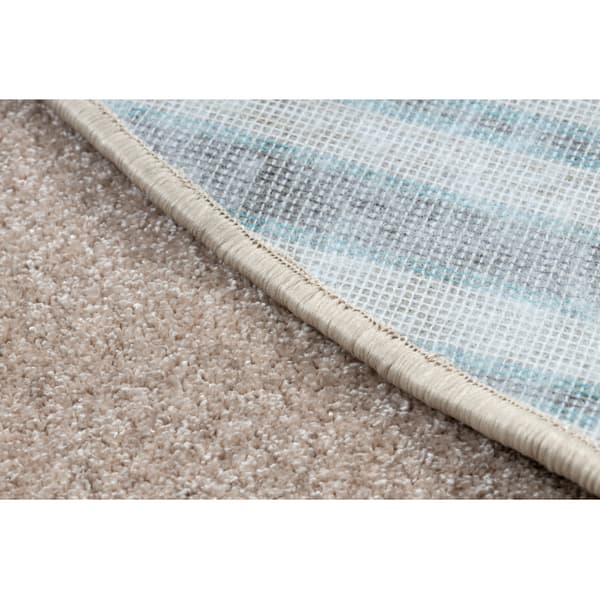 Matta, runda INDUS beige 34 vanlig, platt, MELANGE, cirkel 150 cm