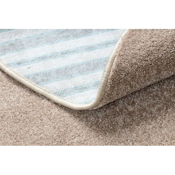 Matta, runda INDUS beige 34  vanlig, platt, MELANGE, cirkel 150 cm