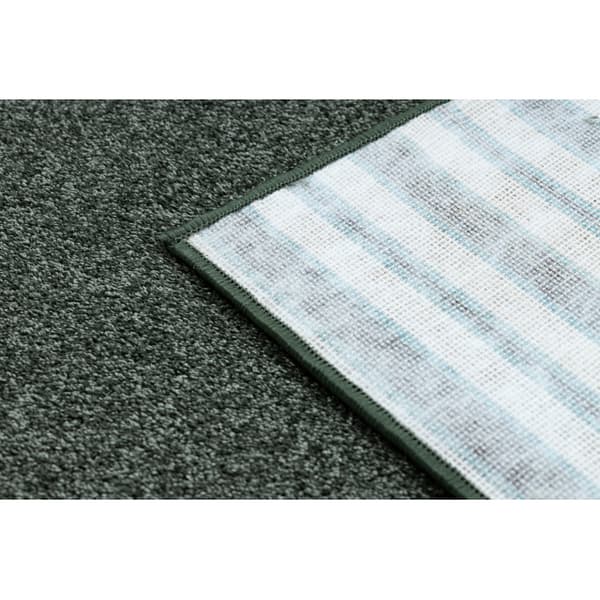 Matta vägg till vägg INDUS grön 27 vanlig, platt, MELANGE, 300x300 cm