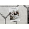 Miniatyrbild 2 av 5: Exklusiv EMERALD Matta 81953 glamour, snygg marble, geometrisk svart / silver , 120x170 cm